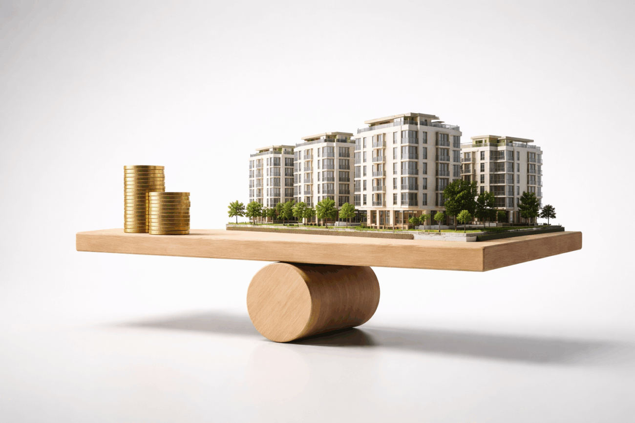 Paradox finanční páky v realitním developmentu a jak se na ni dívat z pohledu dluhopisového investora