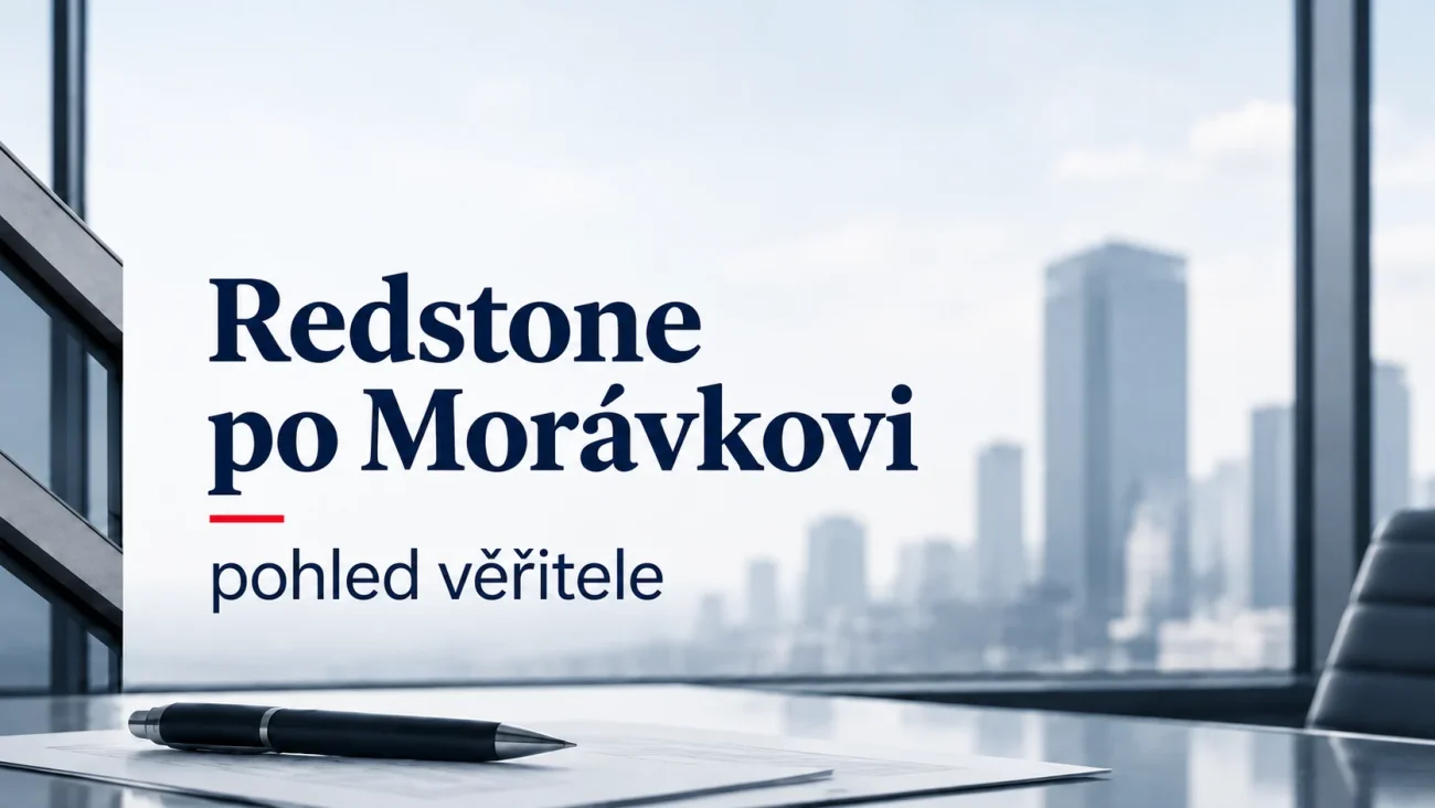 V jakém stavu se nachází Redstone po úmrtí Richarda Morávka?